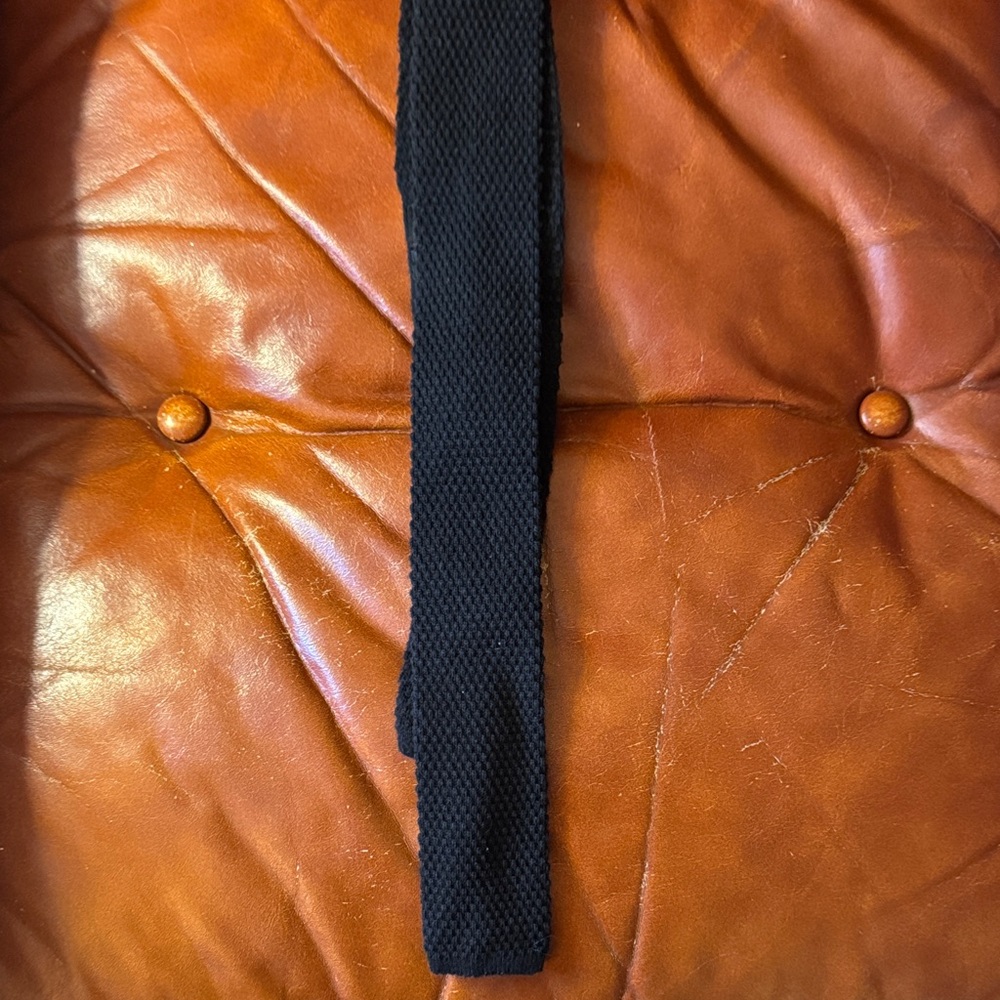 J. Crew Black Knit Tie